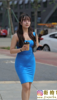 4K-【凯恩模拍】丰腴的蓝色包臀裙美女 套图+视频 4[MP4/4.8G]